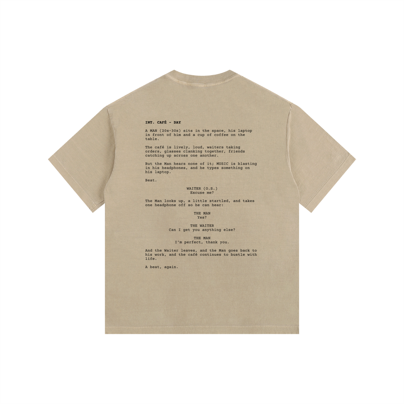 WATCH MY BACK - OVERSIZED T-SHIRT (MALE)