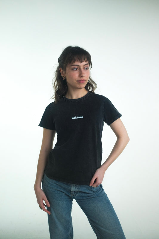 LOOK TWICE - DROP SHOULDER T-SHIRT (FEMALE)