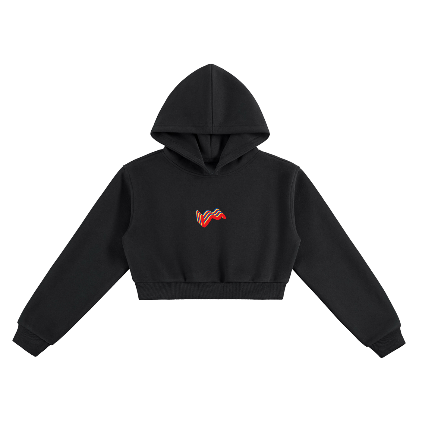 SUPER 8 SOCIETY - CROPPED HOODIE (FEMALE) - WHITE