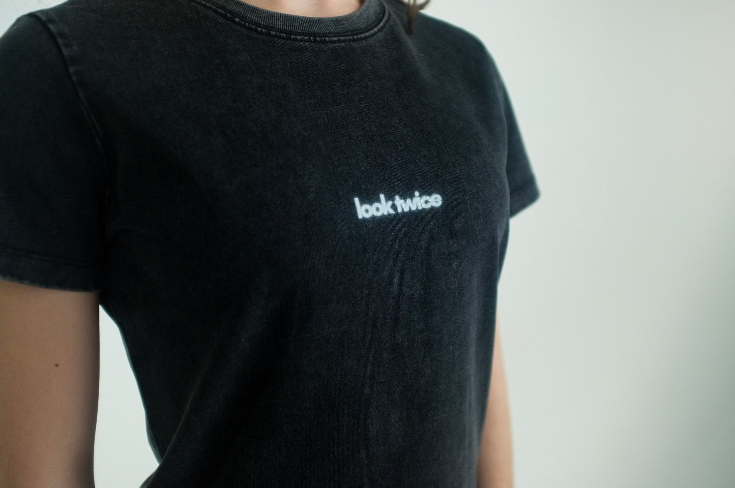 LOOK TWICE - DROP SHOULDER T-SHIRT (FEMALE)