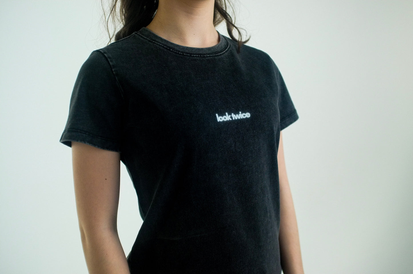LOOK TWICE - DROP SHOULDER T-SHIRT (FEMALE)