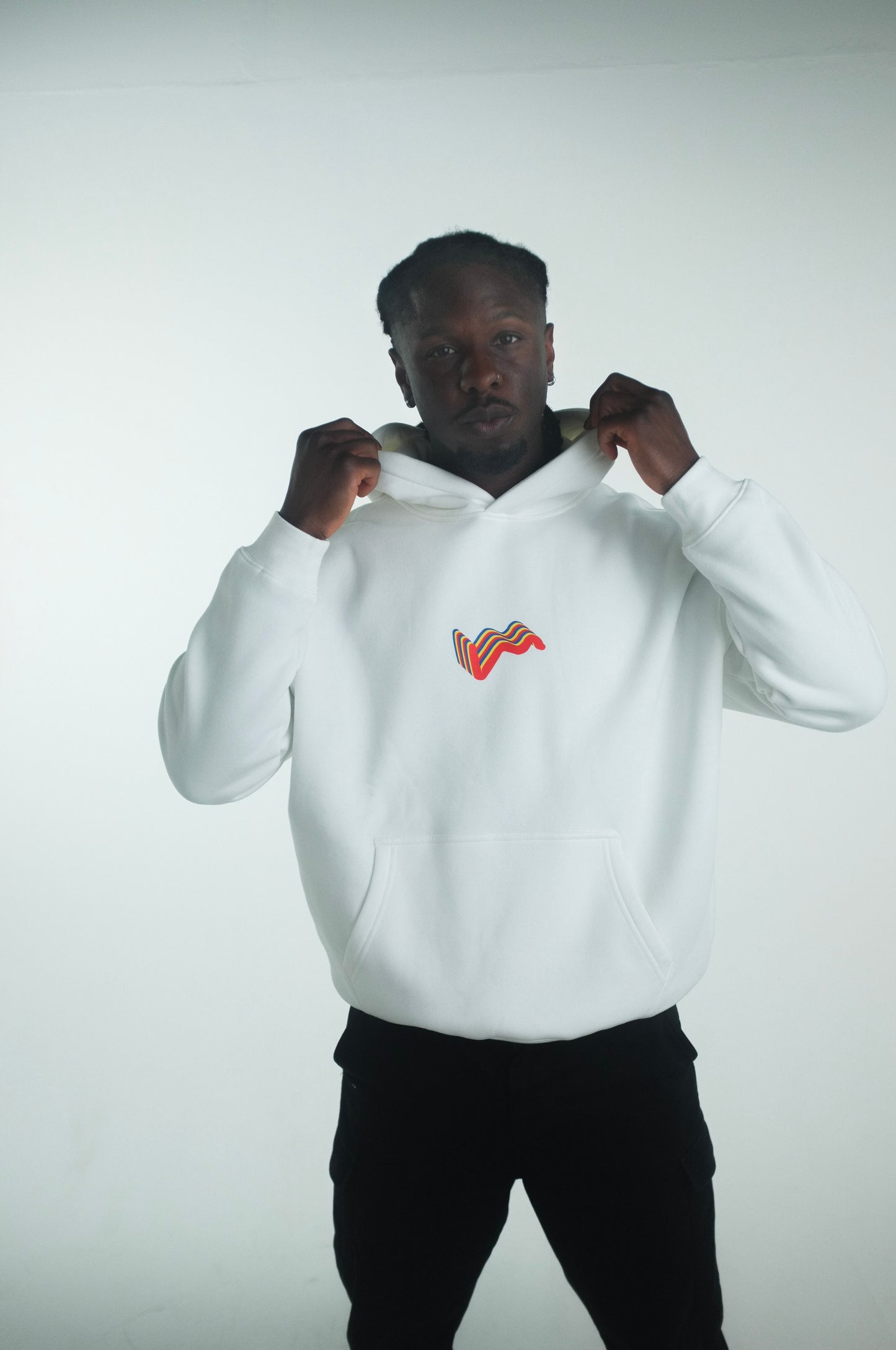 SUPER 8 SOCIETY - OVERSIZE HOODIE (MALE) - WHITE