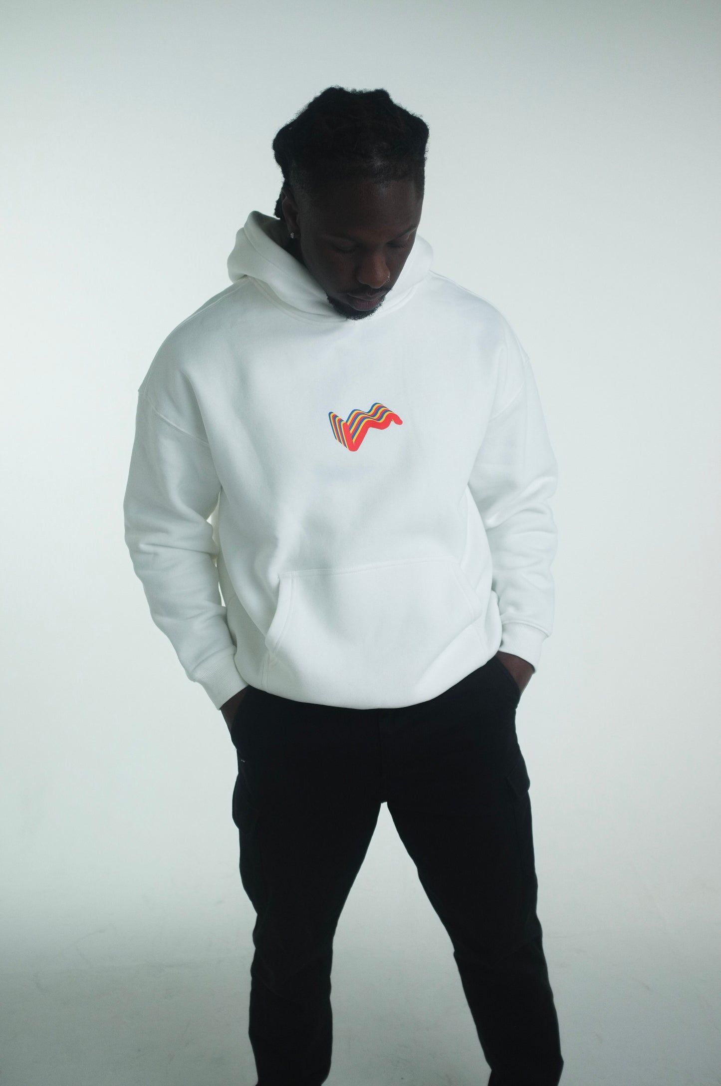 SUPER 8 SOCIETY - OVERSIZE HOODIE (MALE) - WHITE