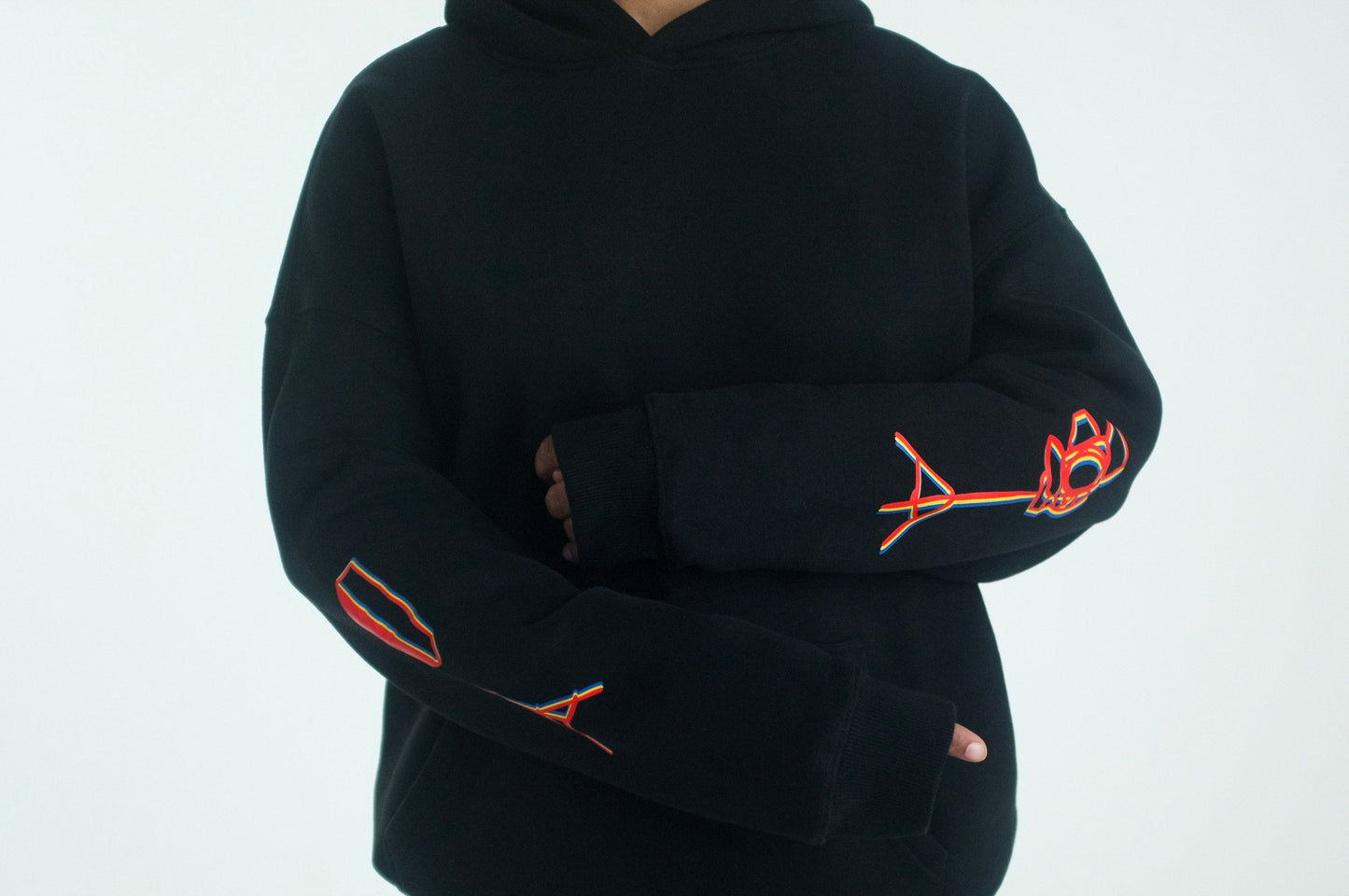 CAMERA/SPEED - OVERSIZE HOODIE (UNISEX) - BLACK