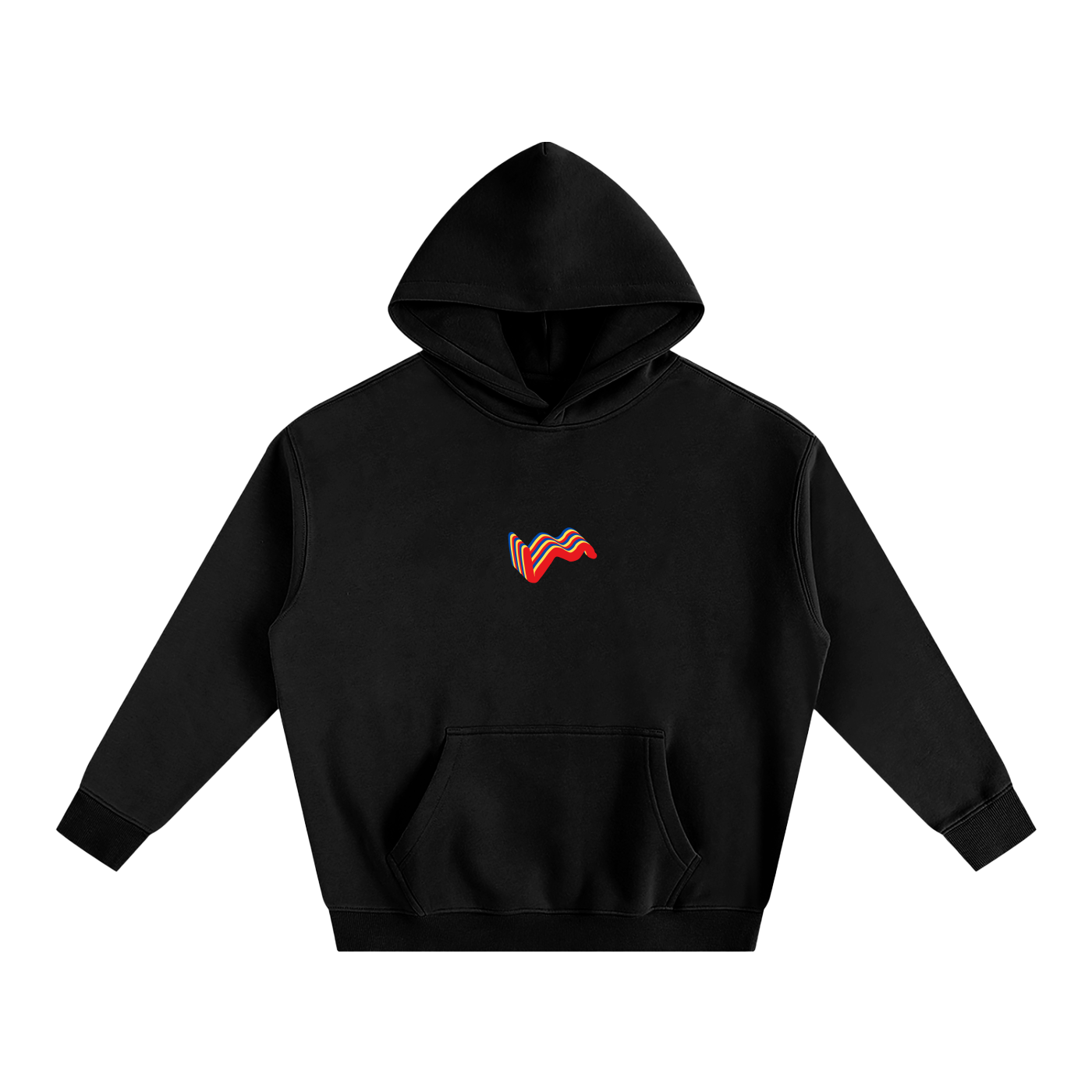 SUPER 8 SOCIETY - OVERSIZE HOODIE (MALE) - BLACK
